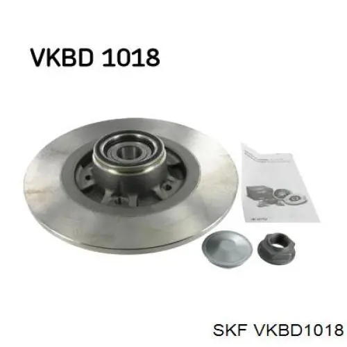 VKBD 1018 SKF disco de freno trasero