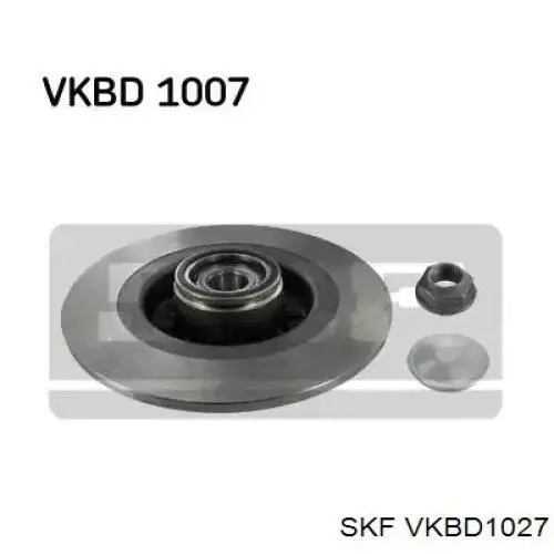 Comprar VKBD1027 SKF Disco de freno trasero