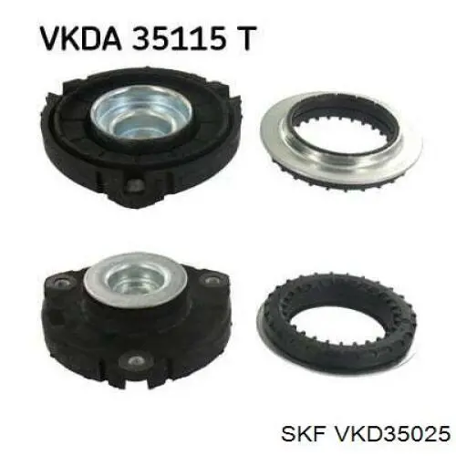 VKD 35025 SKF rodamiento amortiguador delantero