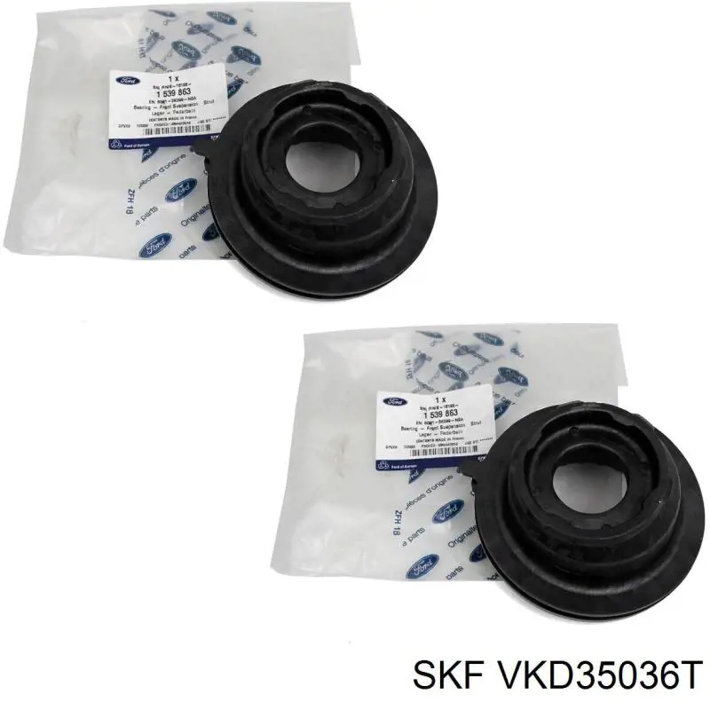 Rodamiento de soporte del amortiguador delantero SKF VKD35036T precio, desde 14,94 EUR