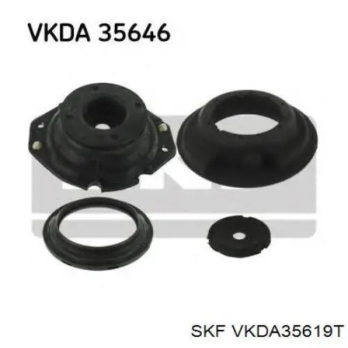 VKDA35619T SKF rodamiento amortiguador delantero
