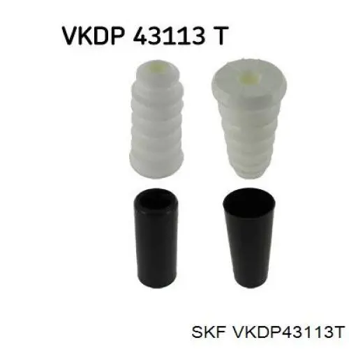 VKDP 43113 T SKF tope de amortiguador trasero, suspensión + fuelle