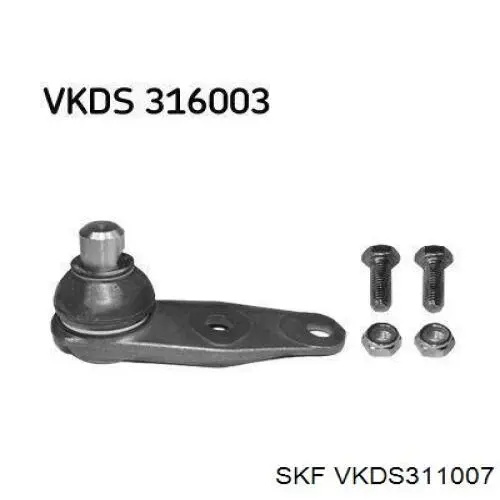 Comprar VKDS311007 SKF Rótula de suspensión inferior derecha