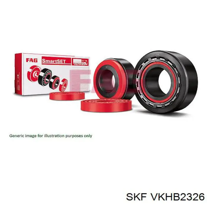 VKHB2326 SKF cojinete de rueda trasero