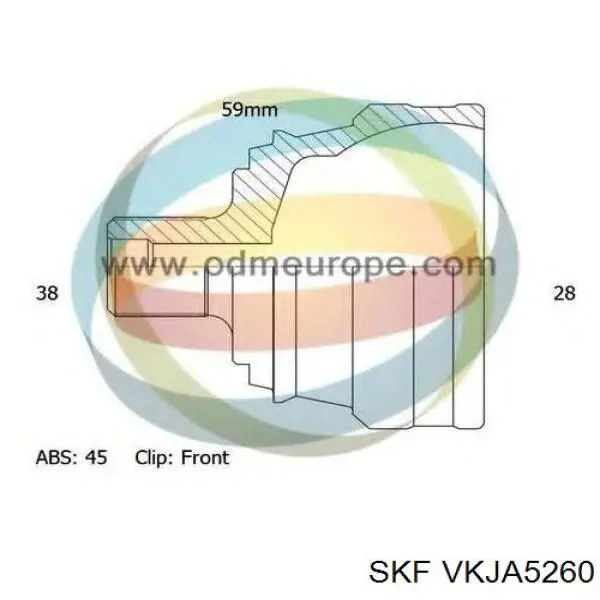 Comprar VKJA5260 SKF Junta homocinetica