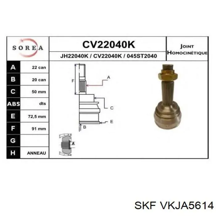 VKJA5614 SKF