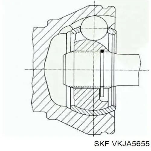 VKJA5655 SKF junta homocinética exterior delantera