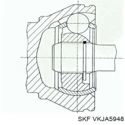 VKJA5948 SKF junta homocinética exterior delantera
