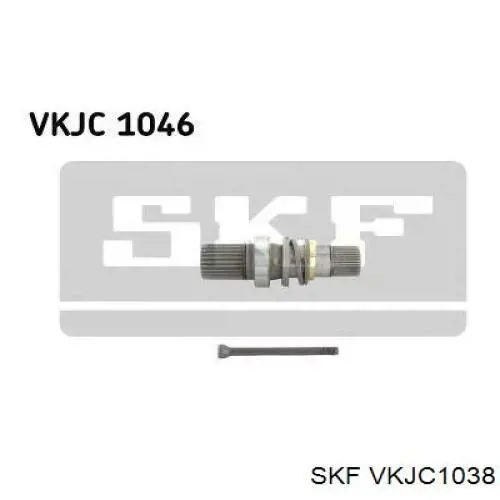 VKJC 1038 SKF árbol de transmisión delantero derecho