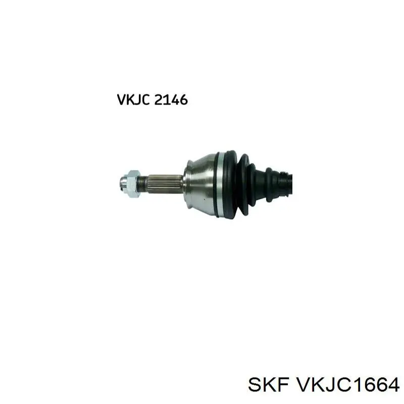VKJC1664 SKF árbol de transmisión delantero izquierdo