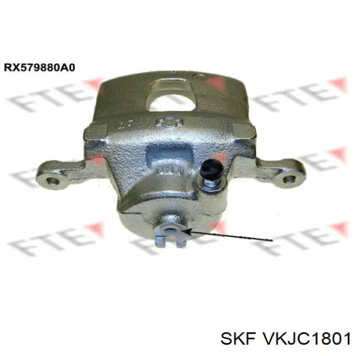 VKJC1801 SKF árbol de transmisión delantero izquierdo