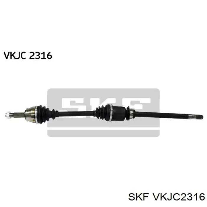 VKJC2316 SKF árbol de transmisión delantero derecho