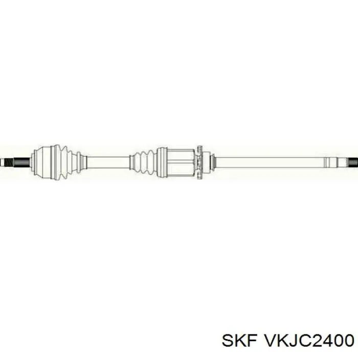 VKJC2400 SKF árbol de transmisión delantero derecho