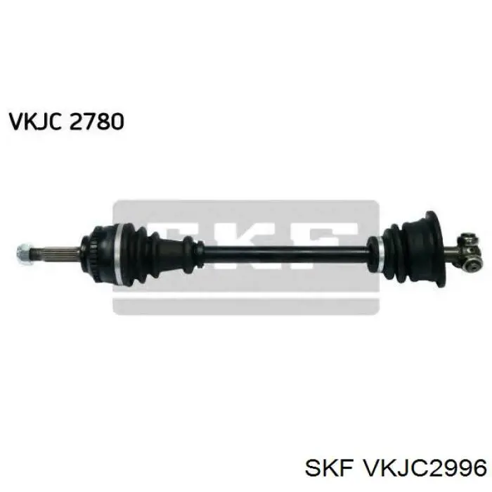 VKJC 2996 SKF árbol de transmisión delantero derecho