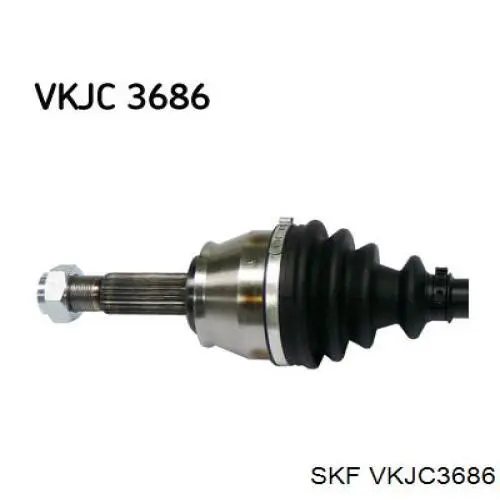 VKJC3686 SKF árbol de transmisión delantero izquierdo