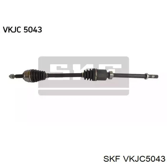 VKJC 5043 SKF árbol de transmisión delantero derecho