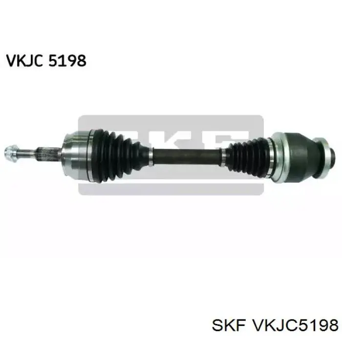 VKJC 5198 SKF árbol de transmisión delantero izquierdo