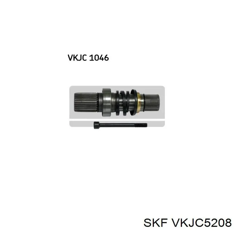 VKJC 5208 SKF árbol de transmisión delantero derecho