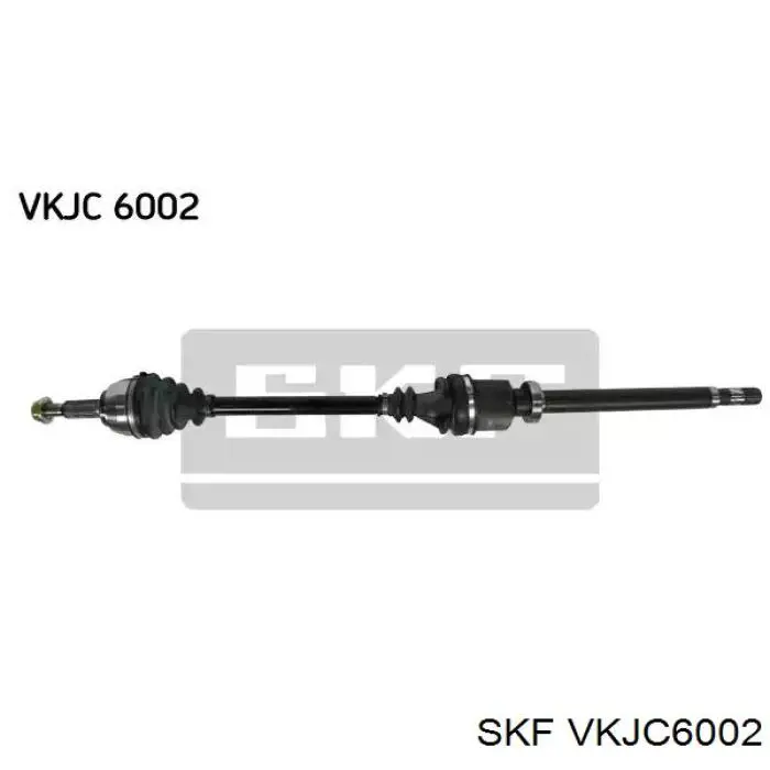 VKJC6002 SKF árbol de transmisión delantero derecho