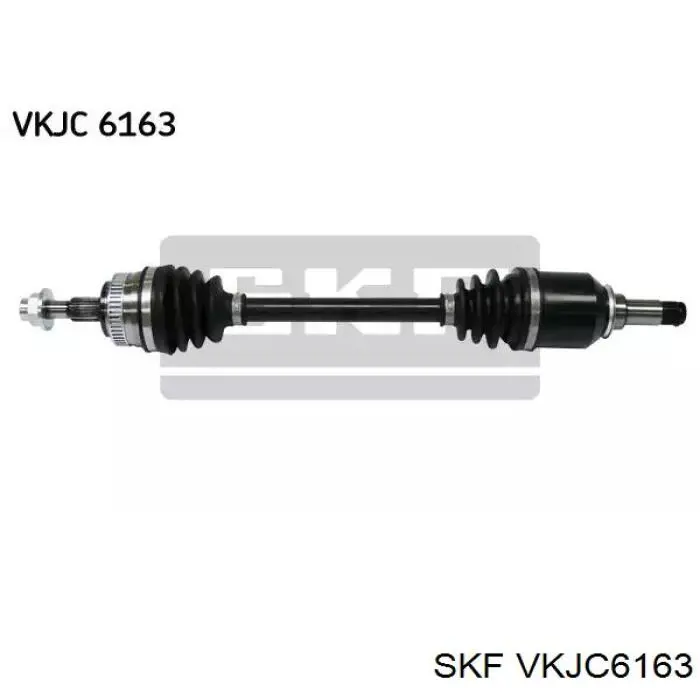 VKJC6163 SKF árbol de transmisión delantero izquierdo