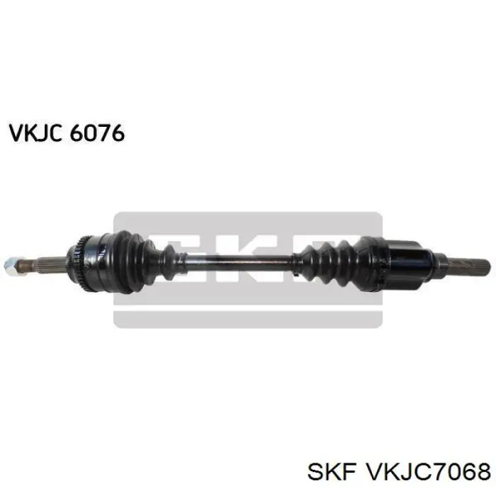 Semieje delantero derecho VKJC7068 SKF