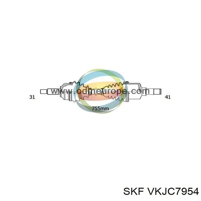 Semieje delantero izquierdo Ford 2712147 precio, desde 124,54 EUR