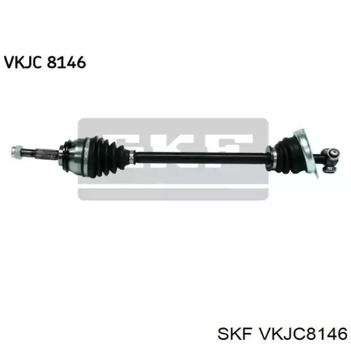VKJC 8146 SKF árbol de transmisión delantero izquierdo