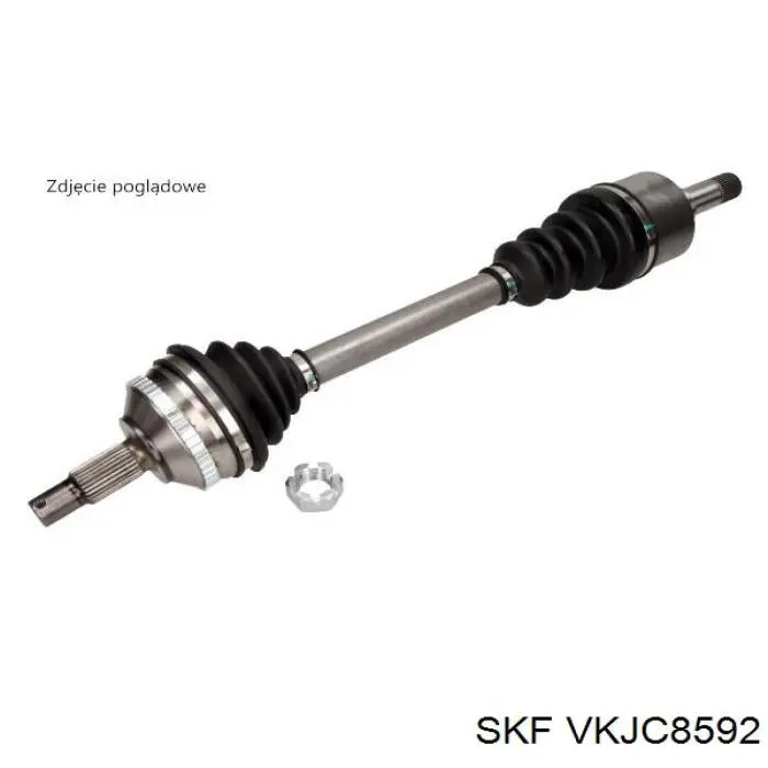 VKJC8592 SKF árbol de transmisión delantero derecho