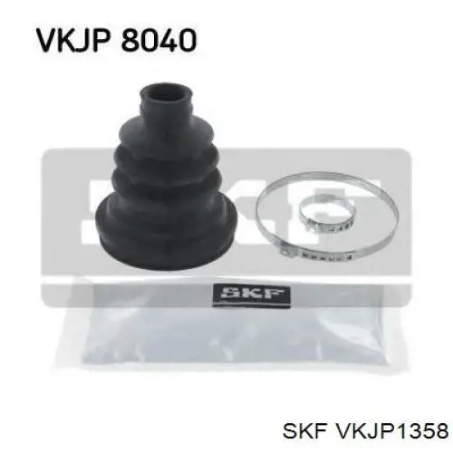 VKJP1358 SKF fuelle, árbol de transmisión delantero exterior