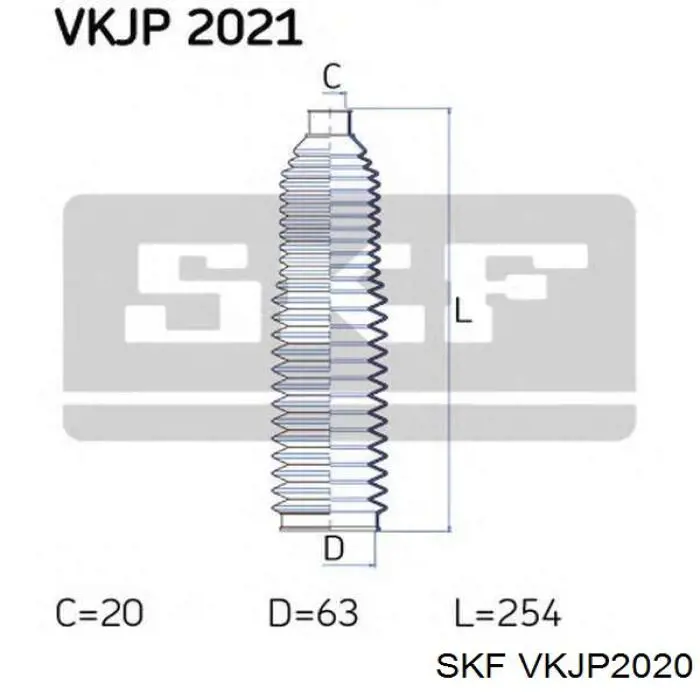 VKJP 2020 SKF fuelle de dirección