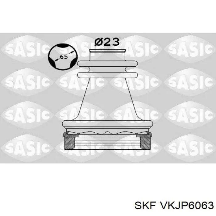 VKJP6063 SKF fuelle, árbol de transmisión delantero interior