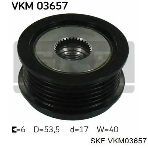 Polea rueda libre SKF VKM03657 precio, desde 89,05 EUR