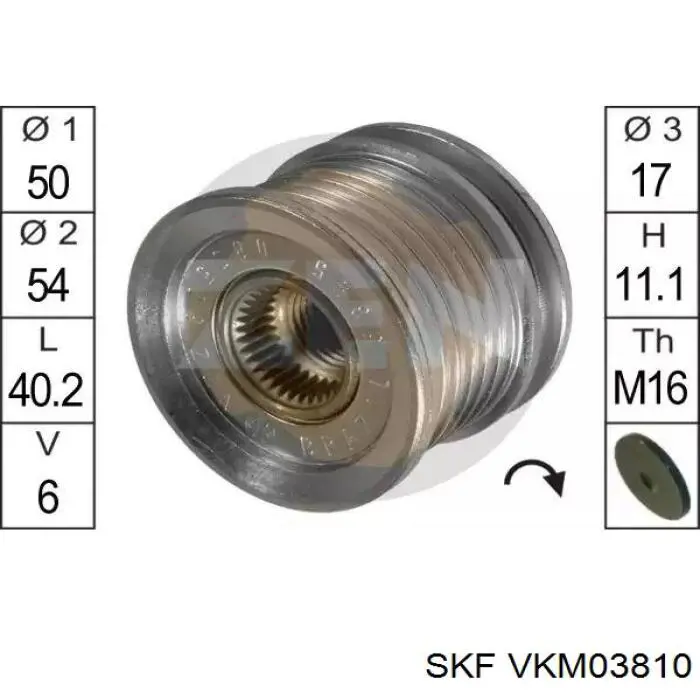 Polea rueda libre SKF VKM03810 precio, desde 21,81 EUR