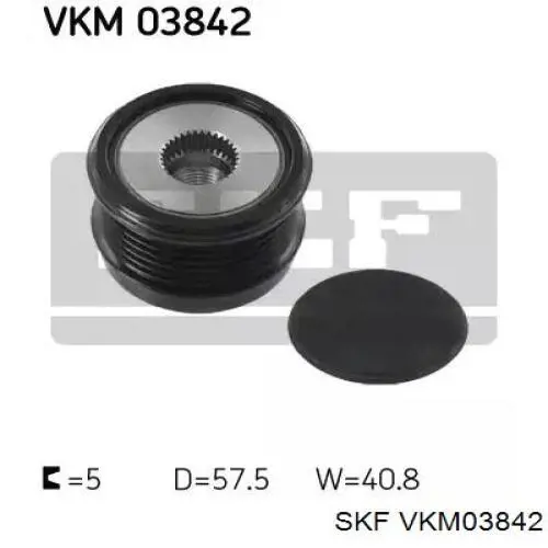 VKM 03842 SKF poleas juego de piezas