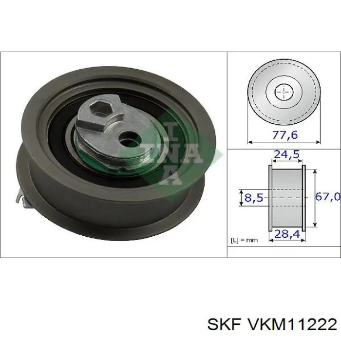 VKM11222 SKF rodillo, cadena de distribución