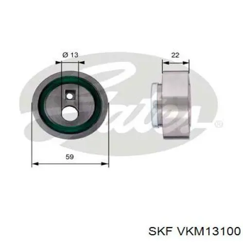 VKM13100 SKF Rodillo de cadena