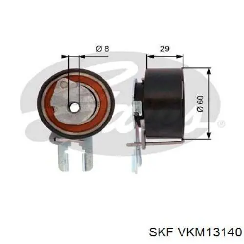 VKM13140 SKF rodillo, cadena de distribución