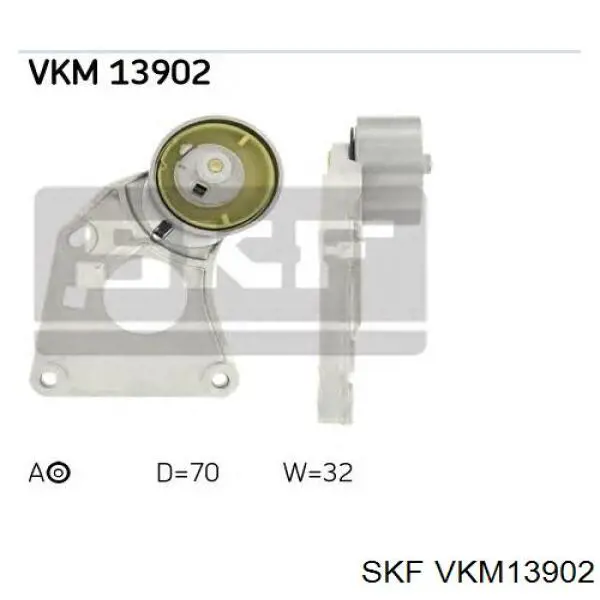 VKM13902 SKF tensor de la correa de distribución