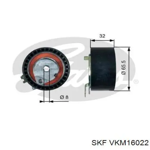 VKM16022 SKF rodillo, cadena de distribución