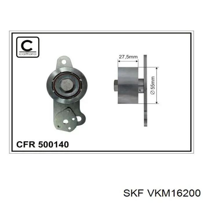 VKM 16200 SKF rodillo, cadena de distribución