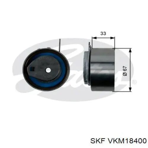 VKM18400 SKF tensor de la correa de distribución