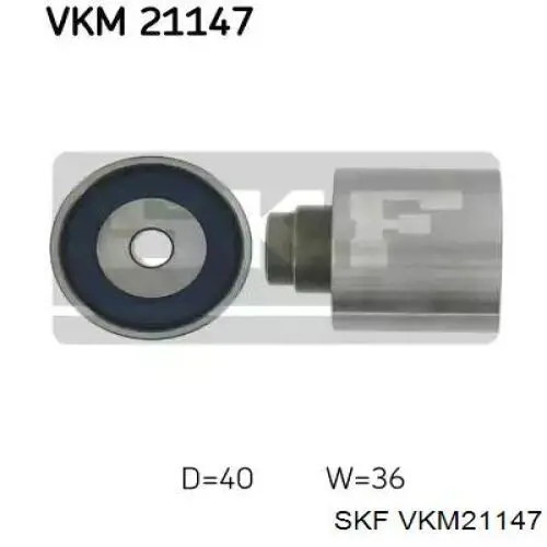 VKM 21147 SKF rodillo intermedio de correa dentada