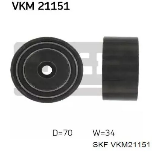 Polea correa distribución SKF VKM21151 precio, desde 37,75 EUR