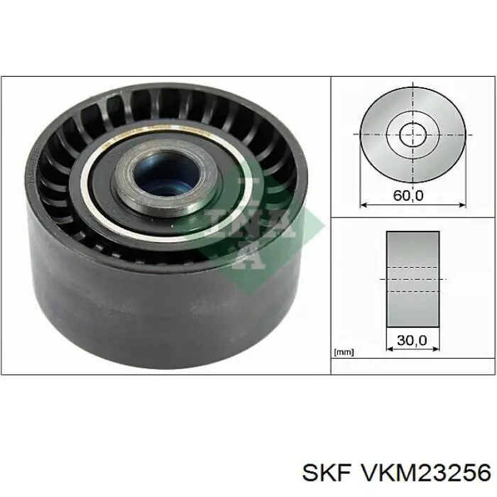 VKM 23256 SKF rodillo intermedio de correa dentada