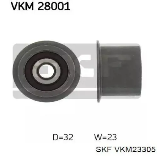 VKM 23305 SKF rodillo intermedio de correa dentada