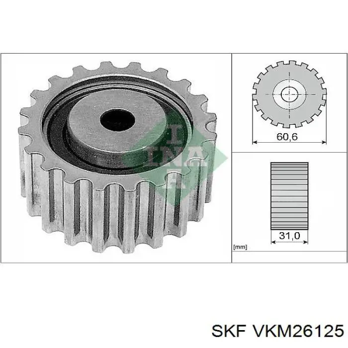 Comprar VKM26125 SKF Polea correa distribución