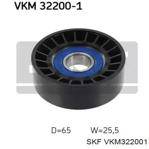 Rodillo tensor correa poli V SKF VKM322001 precio, desde 13,44 EUR