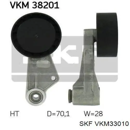 VKM33010 SKF Polea tensora