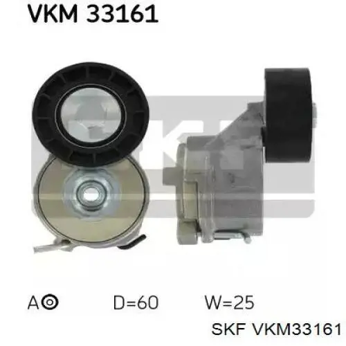 Tensor de la correa trapecial SKF VKM33161 precio, desde 27,64 EUR