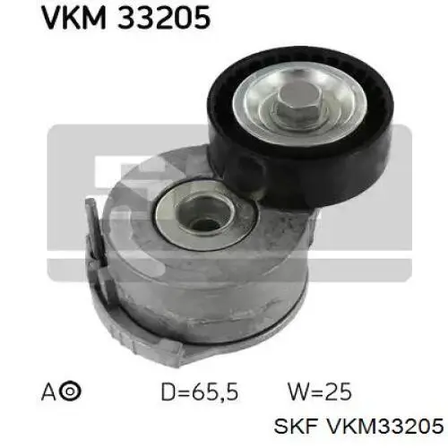 VKM 33205 SKF tensor de correa, correa poli v
